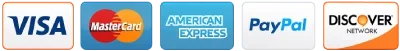 Row of accepted payment card marks.